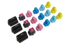 18 Cartouches d'imprimante Multicouleur pour HP Photosmart C7150 C7100 C7180 C7