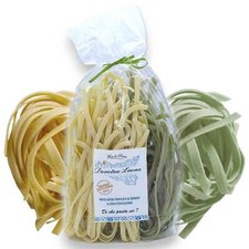 Pâte Artisanat Sicilienne - Tagliatelle Paille Et Foin (Semoule de Blé Et Spin