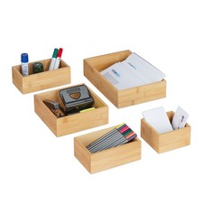 Caisse rangement bambou
