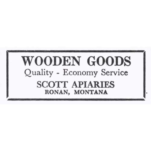 Scott apiaries wooden goods - apiaries,