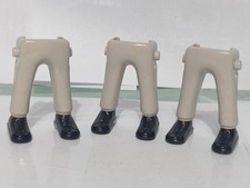 PLAYMOBIL X3 JAMBES GRISES