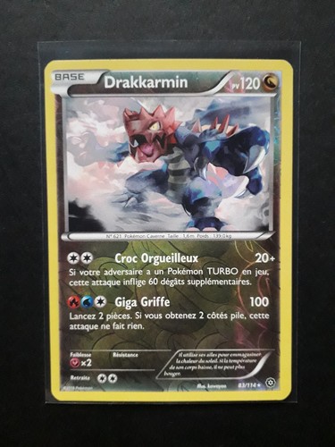 Carte pokémon drakkarmin - pokémon,