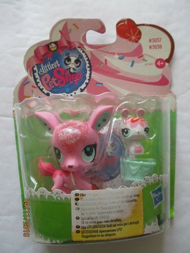 Petshop duo biche pailletee - petshop,