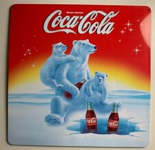 PLAQUE METAL COCA COLA - OURS POLAIRE