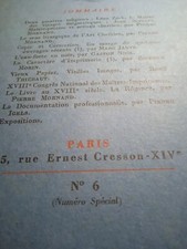 le Courrier graphique n° 6 art chrétien , le correcteur , Léon Zack Jean Bernard