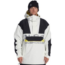 DC 4/3mm Anorak Veste de Ski Hommes Surf des Neiges Hiver Blanc Neuf