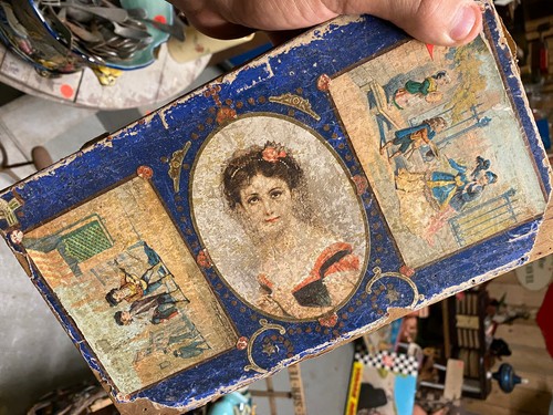 Boîte vintage art - boîte,