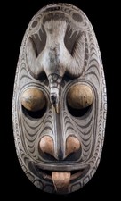 Masque d'ancêtre, spirit mask, Sepik, oceanic art, tribal art, oceania, 60 cm