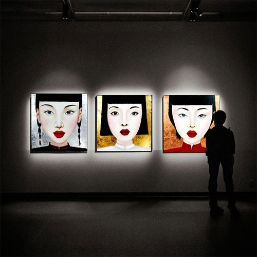 Tableau peinture ying - tableau,