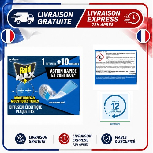 Raid max diffuseur électrique - max,