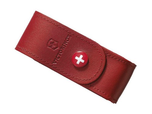 Etui cuir rouge victorinox - etui,