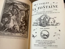 Fables-La Fontaine-4 vol.-De Bonnot.