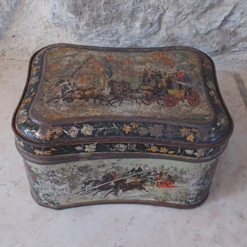 Ancienne boite métal - boite,