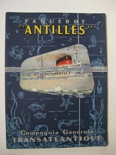 Paquebot "ANTILLES"  Plan du