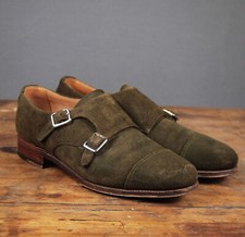 MEERMIN mens double monk shoes