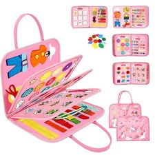 Busy Board Montessori Jouet Enfant 1 2 3 4 5 Ans - 8 en 1 Jeux Éducatifs Puzz...