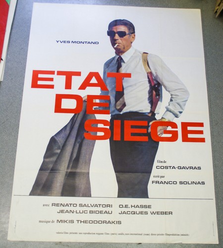 Etat siege affiche cinéma - etat,