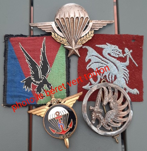 Lot insignes rpc brevet - 6°,