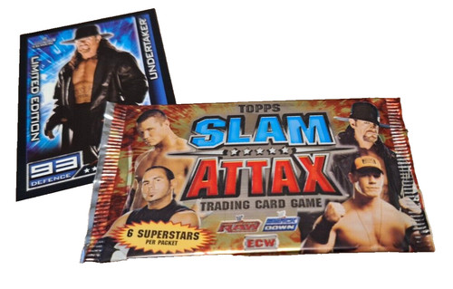 Booster topps wwe slam - topps,