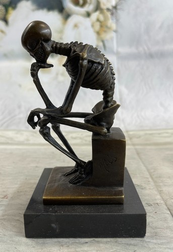 Figurine marbre penseur - figurine, "penseur