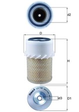 Filtre air 730 mahle - air, lx