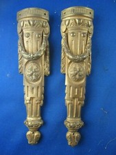 ancien bronze ameublement st LXVI doré epok napoleon III 2 montant commode bahut