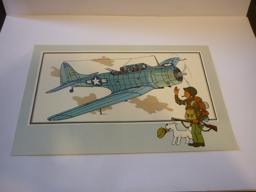 Chromo image chèque tintin - image,