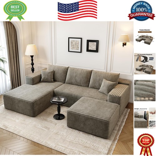 Luxury corduroy couch with - luxury,