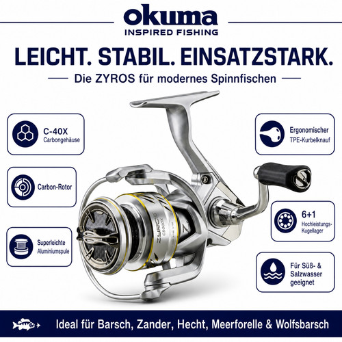 Okuma zyros spinning reel - zyros,