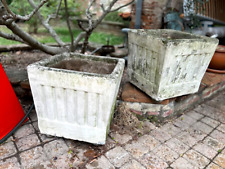 Jardinière vintage en béton moulé