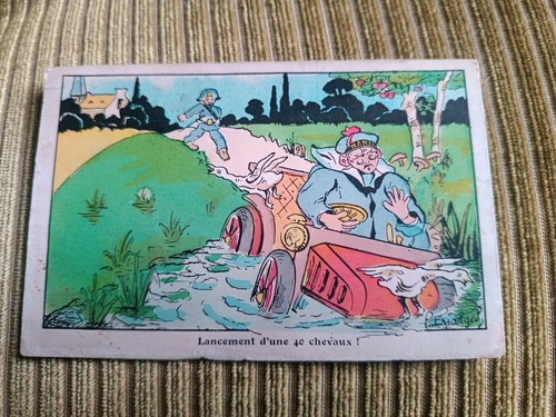 Cpa fantaisie militaire humour - fantaisie,