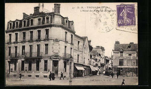 Cpa thouars hotel des - thouars,, l´hotel
