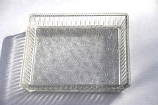 Plateau en cristal carré Val