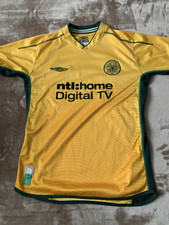 Maillot CELTIC GLASGOW 2002 2003 UMBRO vintage shirt football away jersey S