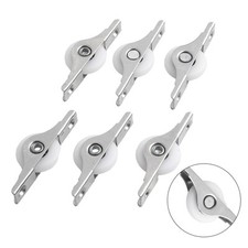 Rouleau Roue Porte Placard Nylon Plastique + Acier Inoxydable Simple Coulissant