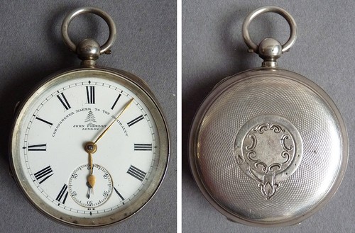 Montre gousset argent - à,