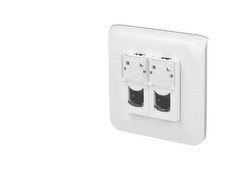 Prise RJ45 Cat6 double Legrand Mosaic™ complète