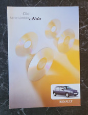 °° RENAULT Dépliant CLIO de 4 pages série limitée AIDA - 09 / 1997 - Bon état