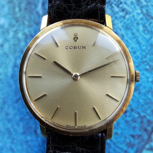 Montre homme vintage massif - or,