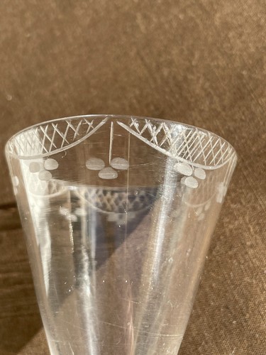 Verre pied xviii - verre, du