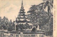 CPA INDE THE BURMESE PAGODA IN