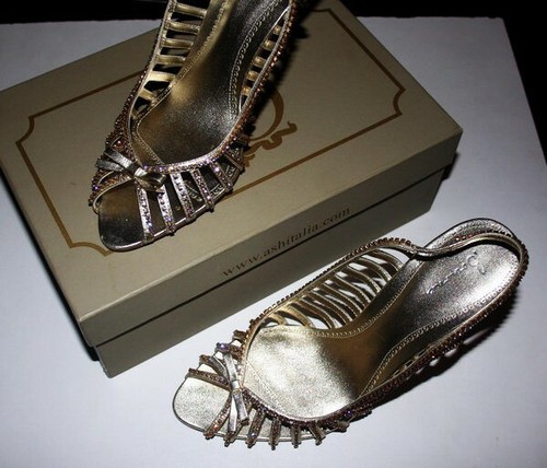 Chaussures escarpins argentés