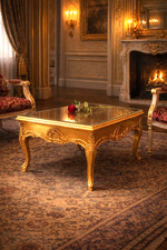 Belle table basse 80x80cm bois