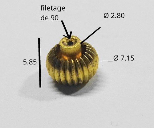 Couronne remontoir montre - remontoir,