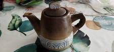 Ancienne curieuse cafetière ou théière HB QUIMPER