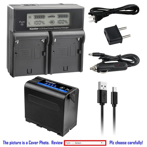 Kastar battery lcd dual fast - lcd,