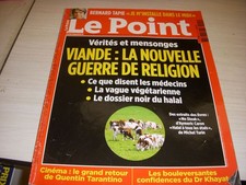 LE POINT 2104 01.2013 VIANDE VEGETARIEN HALAL Bernard TAPIE Quentin TARANTINO