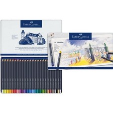 [114736] Faber-Castell Crayons de couleur GOLDFABER, étui en métal de 36