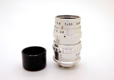 Objectif SOM BERTHIOT CINOR 50 mm f2.8 Ercsam Mount ( French lens)