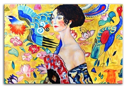 Gustav klimt femme - -, avec